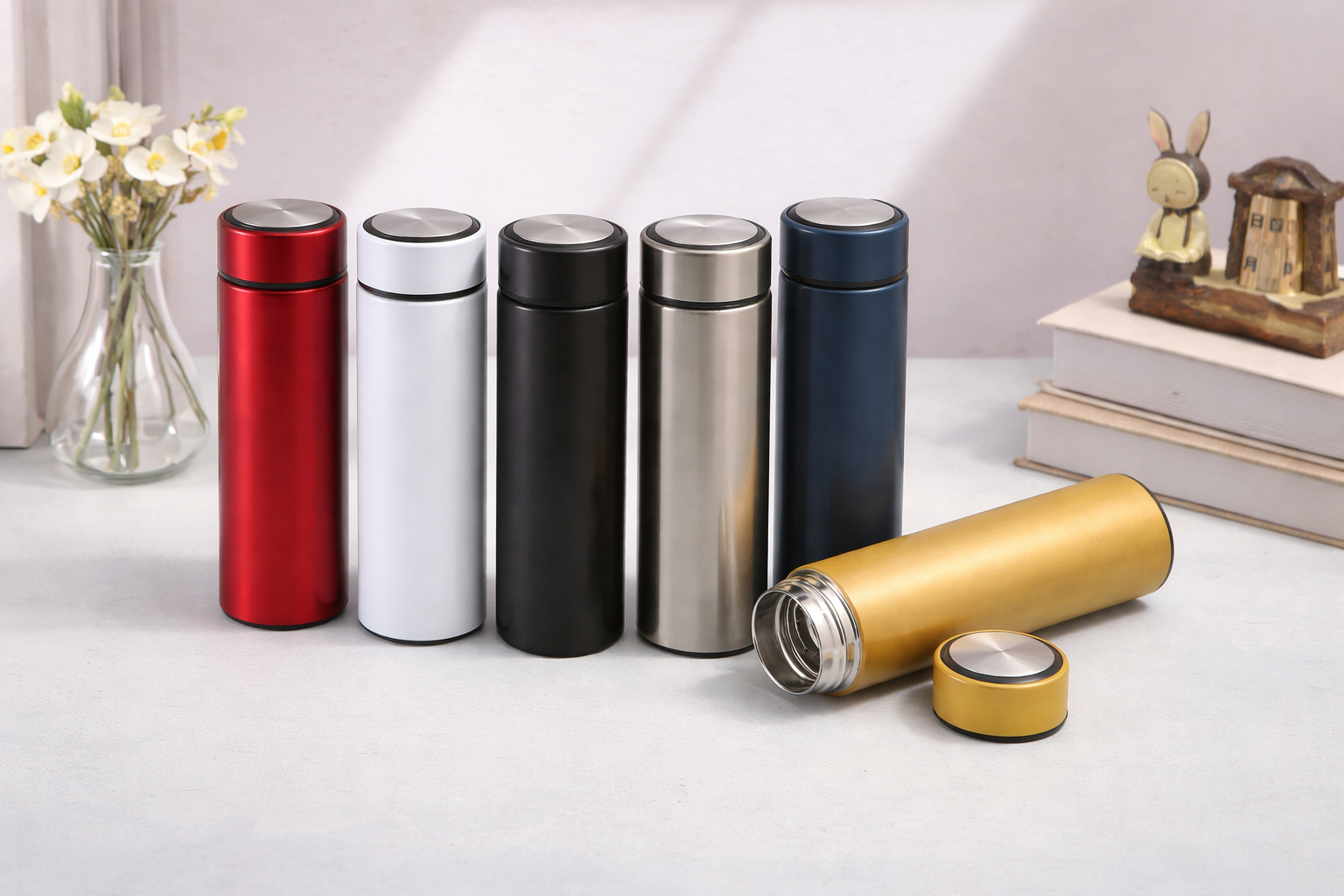 Bình giữ nhiệt 500 ml (nắp trơn) in logo