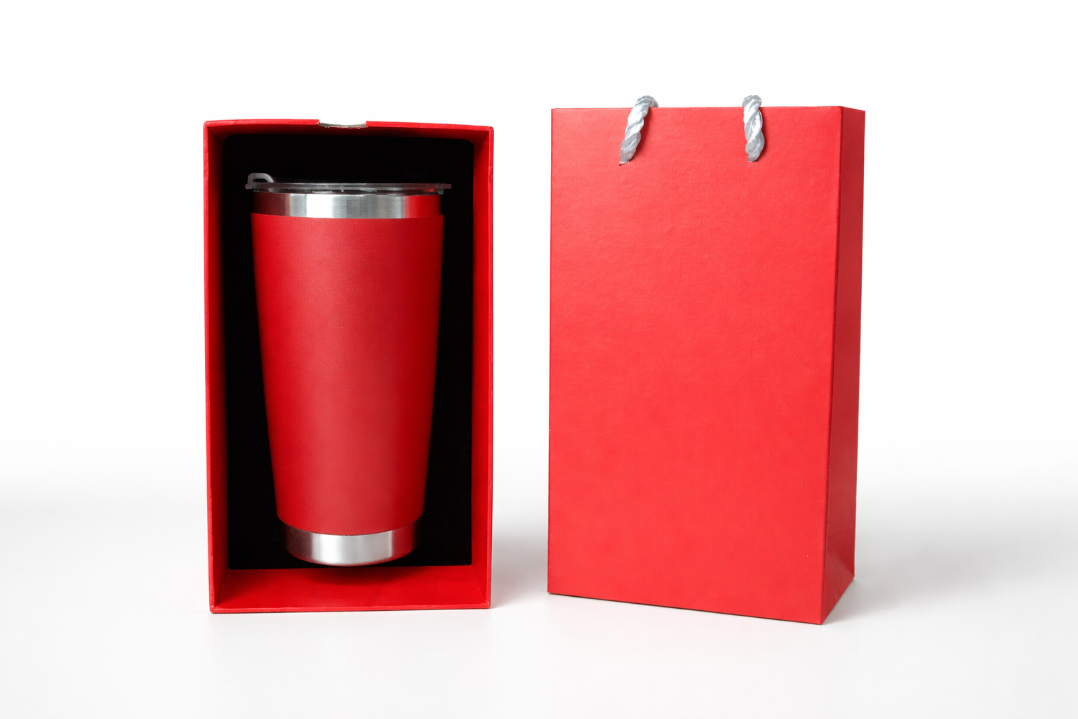 Ly giữ nhiệt in logo theo yêu cầu ( màu đỏ )